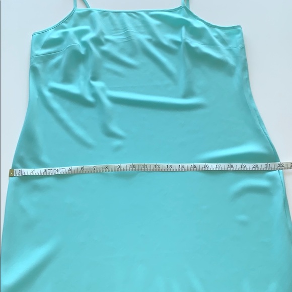 Alice by Temperly turquoise 100% silk dress sz 12 - Picture 10 of 14